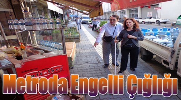 Metroda Engelli Çığlığı