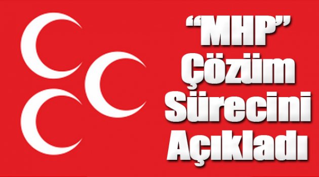MHP kendi 'çözüm süreci'ni açıkladı