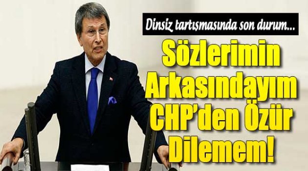 MHP'li Halaçoğlu: Bahçeli 'konuşmaya devam edin' dedi, özür dilemem