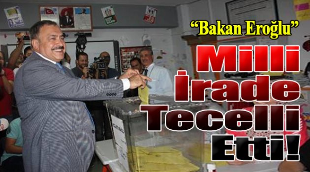 Milli irade tecelli etti