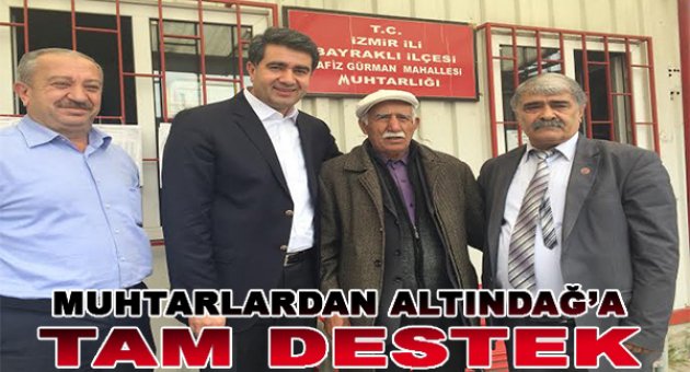 Muhtarlardan Altındağ’a tam destek