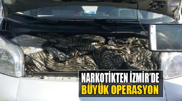 Narkotik'ten İzmir'de Büyük Operasyon