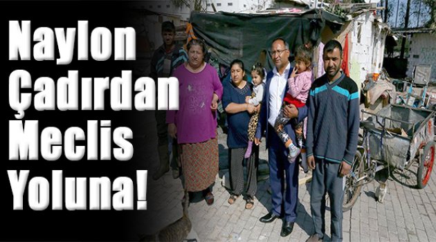 Naylon çadırdan meclis yoluna