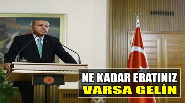 Ne Kadar Ebatınız Varsa Gelin