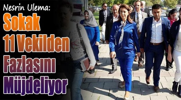 Nesrin Ulema:'Sokak 11 Vekilden Fazlasını Müjdeliyor'