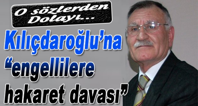 O başkan, Kılıçdaroğlu'na "engellilere hakaret davası" açacak