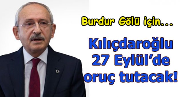 O da su orucuna destek olacak