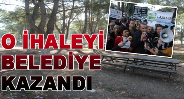 O İhaleyi Belediye Kazandı