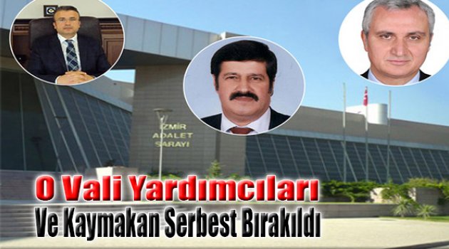 O Vali Yardımcıları Ve Kaymakam Serbest Kaldı
