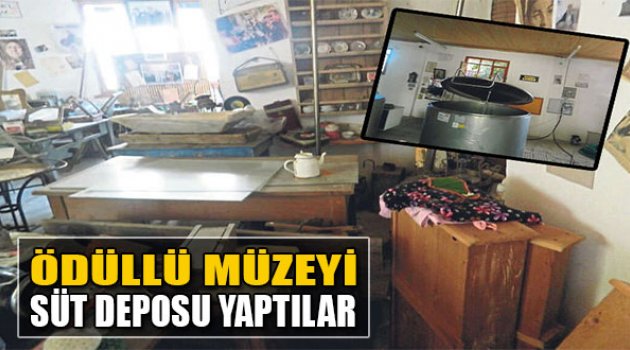 Ödüllü Müzeyi Süt Deposu Yaptılar