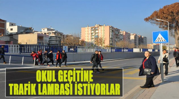Okul Geçitine Trafik Lambası İstiyorlar