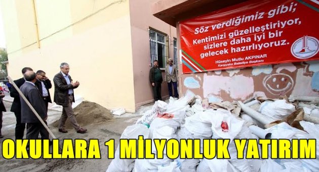 Okullara 1 milyonluk yatırım