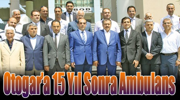 Otogar'a 15 yıl sonra ambulans