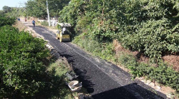 Özdere'de Bozuk Yollar Yenilendi