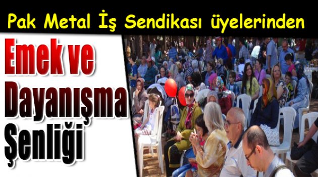 Pak Metal İş'ten "Emek ve Dayanışma Şenliği"