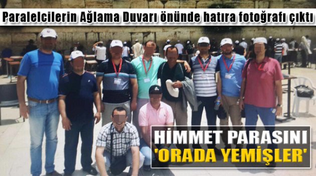 Paralelciler Ağlama Duvarı Önünde Fotoğraf Çekilmiş