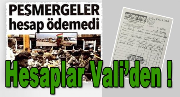 Pemergeye yemek Vali&#039;den !