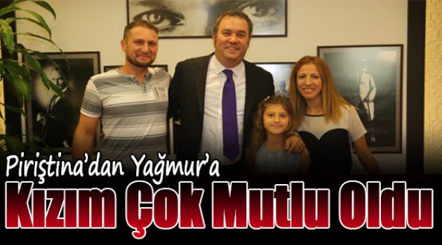 Piriştina’dan Minik Yağmur’a Anlamlı Hediye