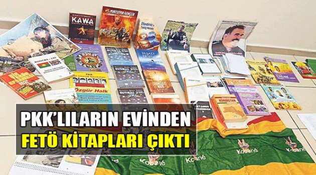 PKK’lıların Evinden FETÖ Kitapları Çıktı