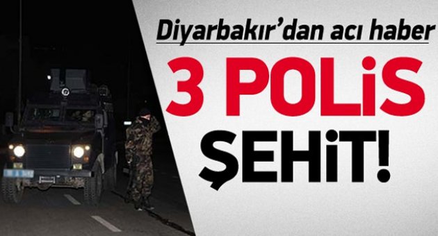 Polis aracı kaza yaptı: 3 şehit, 2 yaralı