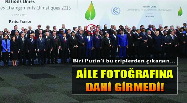 Putin Zirvede Kareye Girmedi