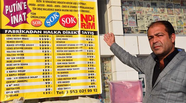 Putin'e İnat Yarı Fiyat!