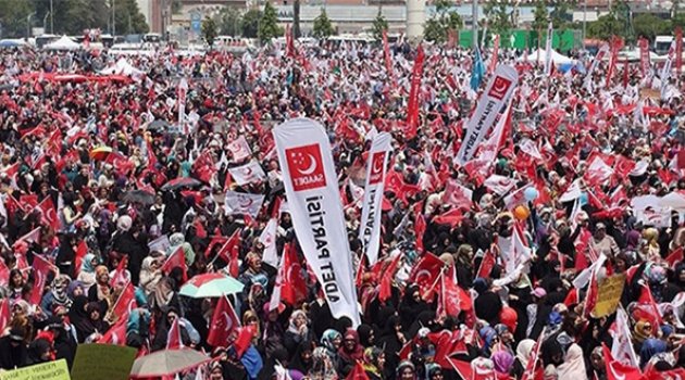 Saadet Partisi: Müezzin 'yönettiği hanımlar Reis-i Cumhur'a helaldir' dedi