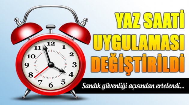 Saat Uygulamasına Sandık Ayarı...