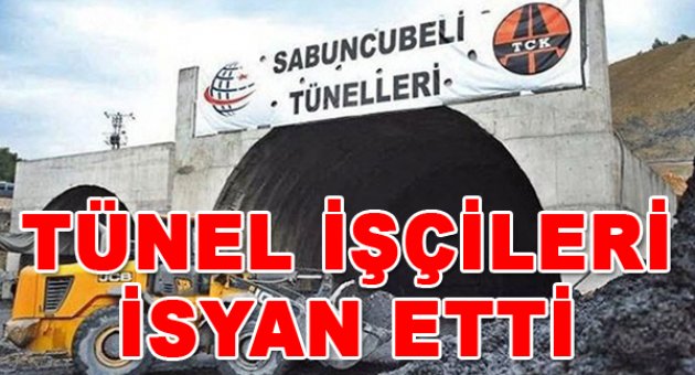Sabuncubeli işçileri isyan etti!
