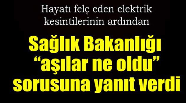 Sağlık Bakanlığı'ndan açıklama