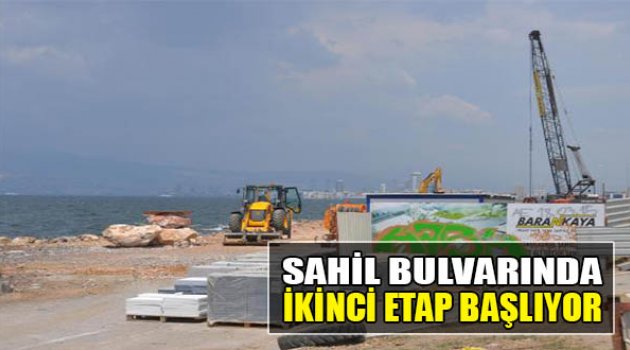 Sahil Bulvarında 'İkinci Etap' Başlıyor!