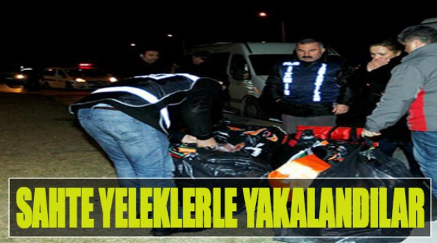 Sahte Yeleklerle Yakalandılar