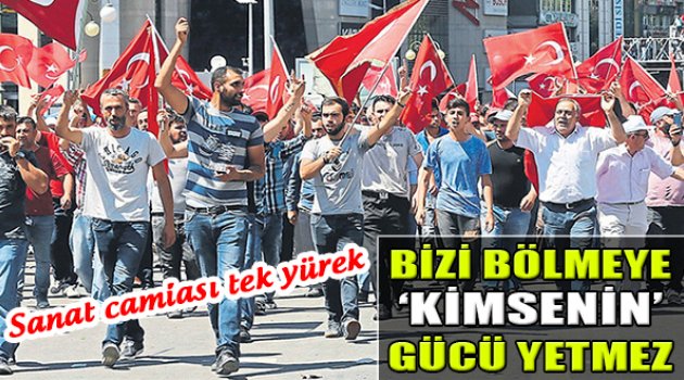 Sanat Camiasıda Tek Yürek Oldu