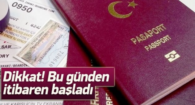 Schengen vizesinde parmak izi şart!