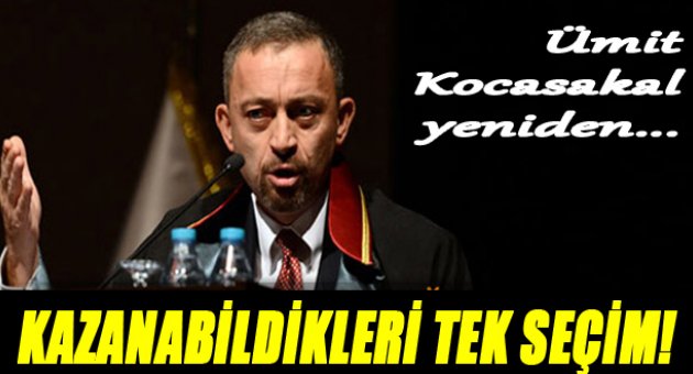 Seçimin galibi Ümit Kocasakal...