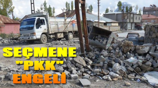 Seçmene PKK Engeli