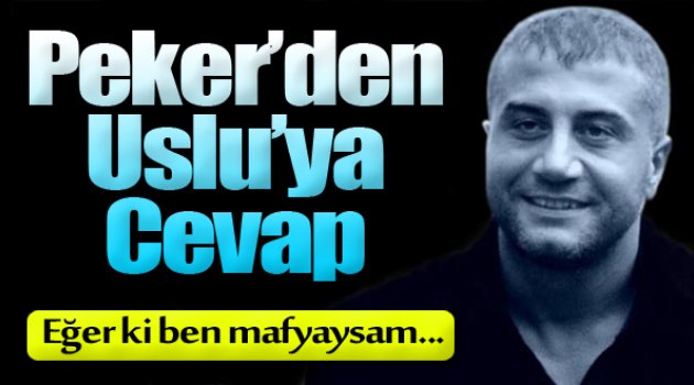 Sedat Peker'den Emre Uslu'ya cevap
