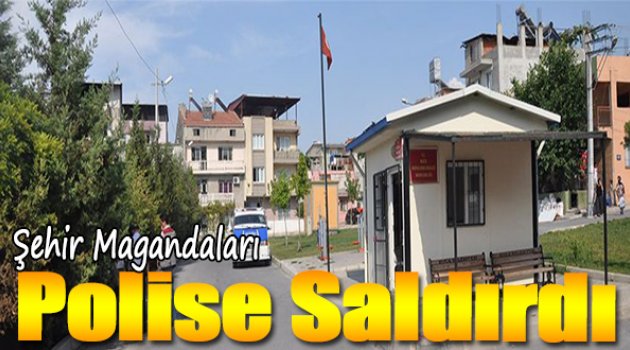 Şehir magandaları polise saldırdı