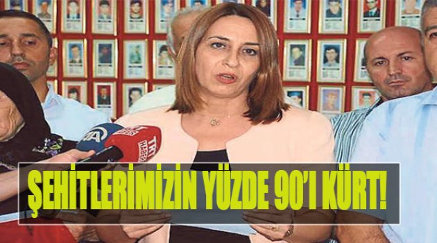 Şehitlerimizin Yüzde 90’ı Kürt