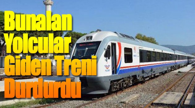 Sıcaktan Bunalan Yolcular Treni Durdurdu!