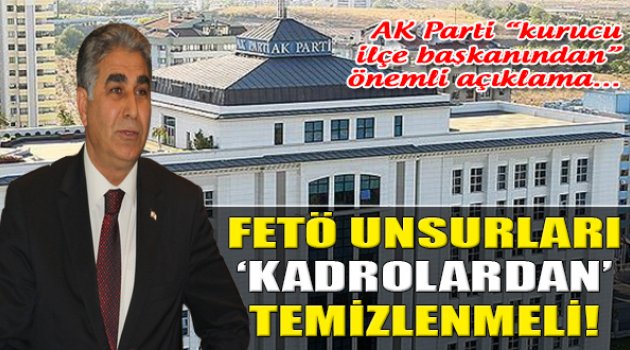 Sıddık Soysal'dan Önemli Uyarı: "FETÖ AK Kadrolardan..."