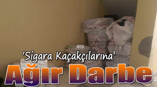 Sigara Kaçakçılarına Ağır Darbe