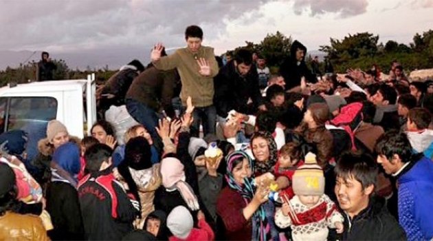 Sığınmacılara &quot;Imece&quot; Yardımı