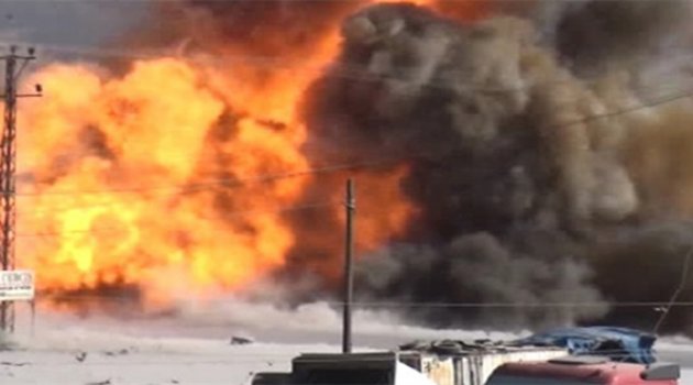 Silopi&#039;deki bomba yüklü otomobil böyle patlatıldı