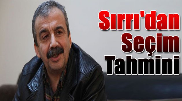 Sırrı Süreyya&#039;dan Seçim Tahmini