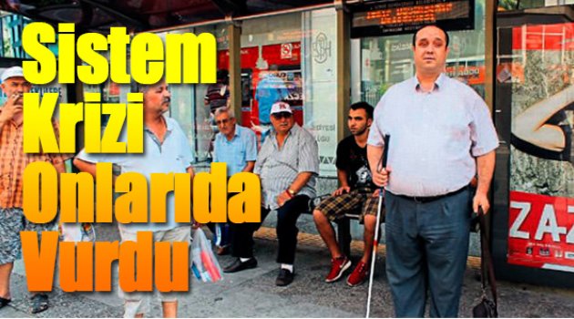 Sistem Krizi İzmir'de Görme Engellileri de Vurdu