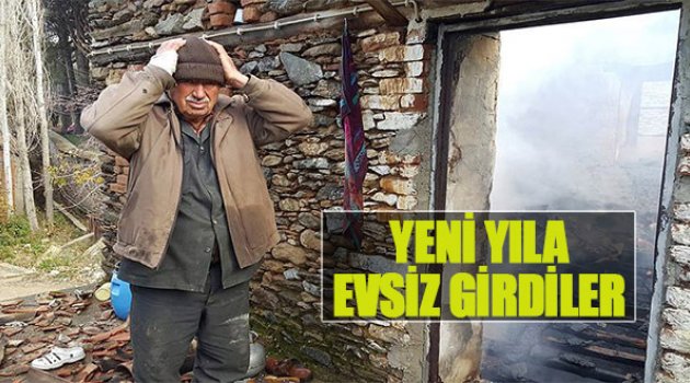 Soğuk Kış Günü Yeni Yıla Evsiz Girdiler