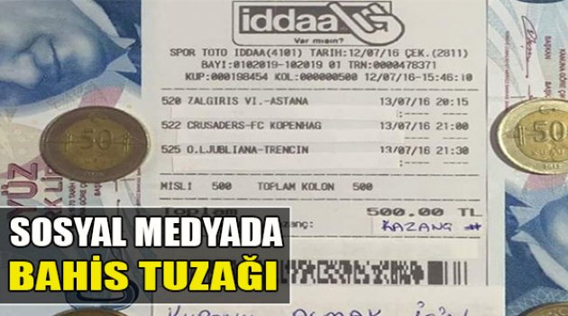 Sosyal Medyada Bahis Tuzağı