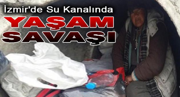 Su kanalında yaşam savaşı