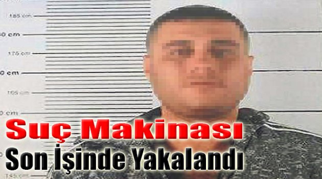 Suç Makinesi Son İşinde Yakalandı